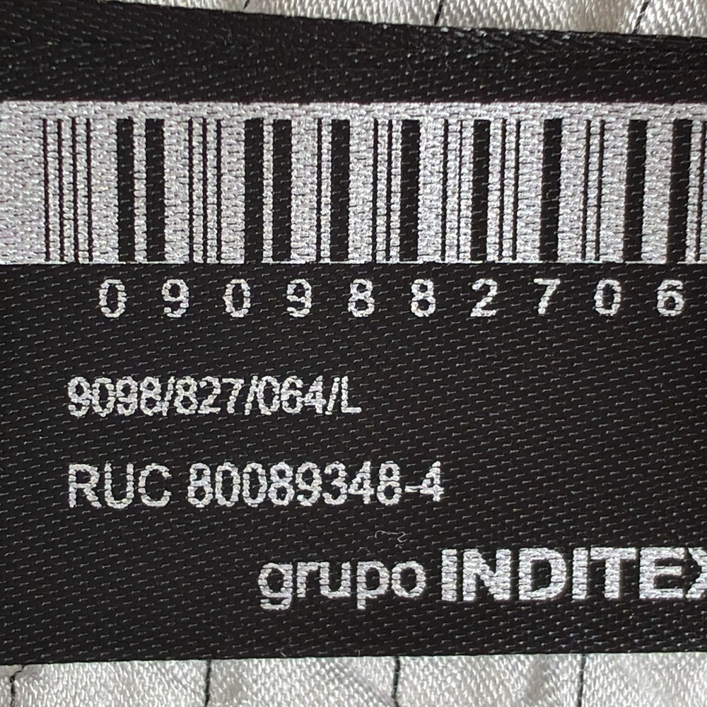 NWOT. Zara White/Black Oversized Crushed Striped Shirt. Size L. - Picture 10 of 13